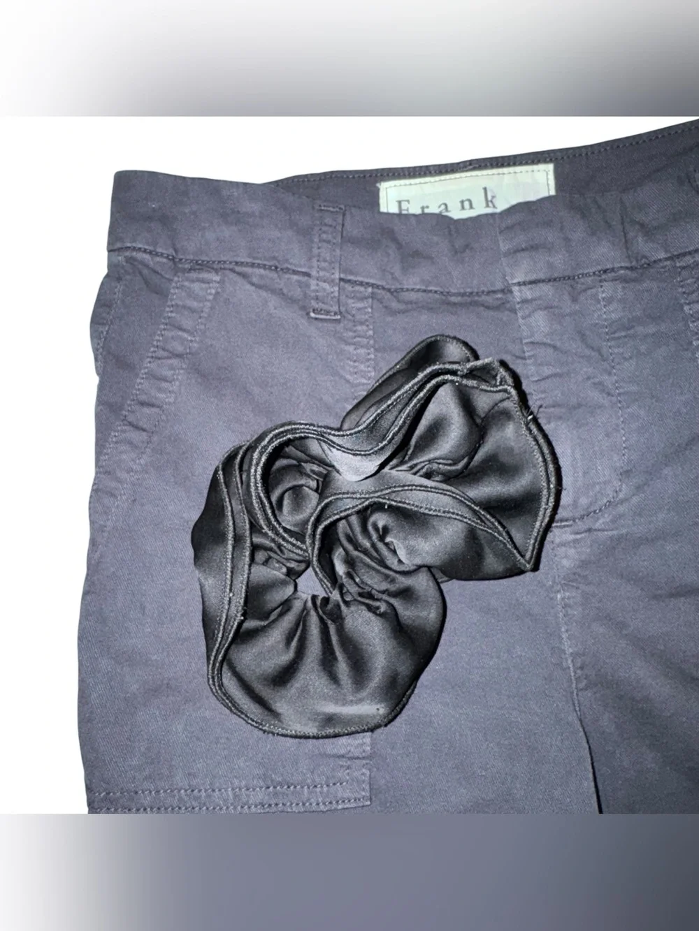 FRANK & EILEEN Blackstone Crop Utility Pants in Washed Black Classic Size 0